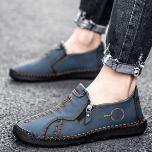 draussenfeet handgefertigte lederschuhe 31338 blau