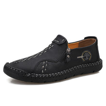 Lade das Bild in den Galerie-Viewer, draussenfeet handgefertigte lederschuhe 31338 schwarz
