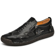 Lade das Bild in den Galerie-Viewer, draussenfeet handgefertigte lederschuhe 31345 schwarz
