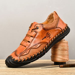 draussenfeet handgefertigte lederschuhe 31346 rotbraun