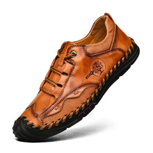 Lade das Bild in den Galerie-Viewer, draussenfeet handgefertigte lederschuhe 31346 rotbraun
