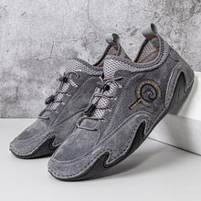 Lade das Bild in den Galerie-Viewer, draussenfeet handgefertigte lederschuhe 31367 grau

