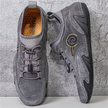 Lade das Bild in den Galerie-Viewer, draussenfeet handgefertigte lederschuhe 31367 grau
