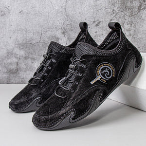 draussenfeet handgefertigte lederschuhe 31367 schwarz