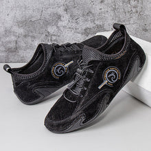 Lade das Bild in den Galerie-Viewer, draussenfeet handgefertigte lederschuhe 31367 schwarz
