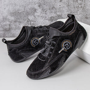draussenfeet handgefertigte lederschuhe 31367 schwarz