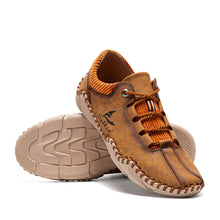 Lade das Bild in den Galerie-Viewer, draussenfeet handgefertigte lederschuhe 31394 braun
