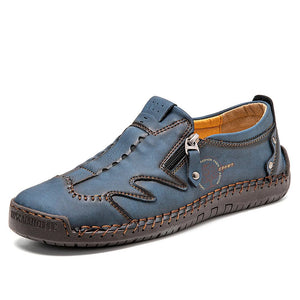 draussenfeet handgefertigte lederschuhe 31402 blau