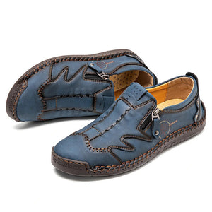 draussenfeet handgefertigte lederschuhe 31402 blau