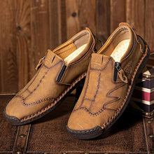 Lade das Bild in den Galerie-Viewer, draussenfeet handgefertigte lederschuhe 31402 braun

