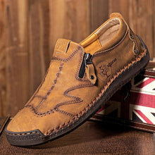 Lade das Bild in den Galerie-Viewer, draussenfeet handgefertigte lederschuhe 31402 braun
