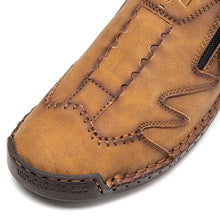 Lade das Bild in den Galerie-Viewer, draussenfeet handgefertigte lederschuhe 31402 braun
