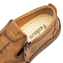 Lade das Bild in den Galerie-Viewer, draussenfeet handgefertigte lederschuhe 31402 braun
