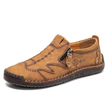 Lade das Bild in den Galerie-Viewer, draussenfeet handgefertigte lederschuhe 31402 braun

