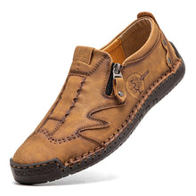 Lade das Bild in den Galerie-Viewer, draussenfeet handgefertigte lederschuhe 31402 braun
