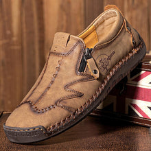 Lade das Bild in den Galerie-Viewer, draussenfeet handgefertigte lederschuhe 31402 khaki
