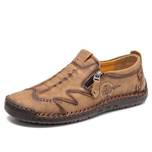 Lade das Bild in den Galerie-Viewer, draussenfeet handgefertigte lederschuhe 31402 khaki
