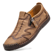 Lade das Bild in den Galerie-Viewer, draussenfeet handgefertigte lederschuhe 31402 khaki

