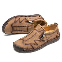 Lade das Bild in den Galerie-Viewer, draussenfeet handgefertigte lederschuhe 31402 khaki
