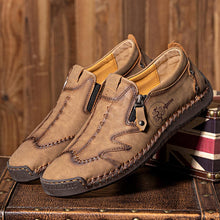 Lade das Bild in den Galerie-Viewer, draussenfeet handgefertigte lederschuhe 31402 khaki
