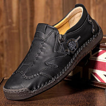 Lade das Bild in den Galerie-Viewer, draussenfeet handgefertigte lederschuhe 31402 schwarz
