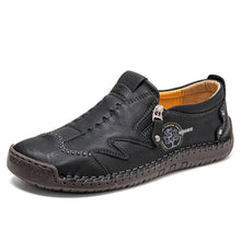 Lade das Bild in den Galerie-Viewer, draussenfeet handgefertigte lederschuhe 31402 schwarz
