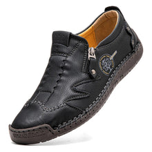 Lade das Bild in den Galerie-Viewer, draussenfeet handgefertigte lederschuhe 31402 schwarz
