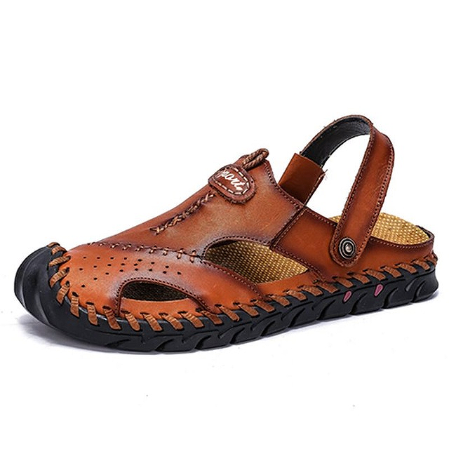 draussenfeet handgefertigte lederschuhe sandalen hausschuhe 131904 rotbraun