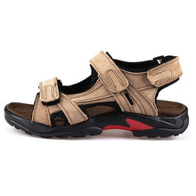 Lade das Bild in den Galerie-Viewer, draussenfeet handgefertigte lederschuhe sandalen hausschuhe 133968 beige
