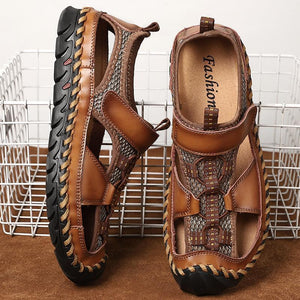 draussenfeet handgefertigte lederschuhe sandalen hausschuhe 148010 hellbraun