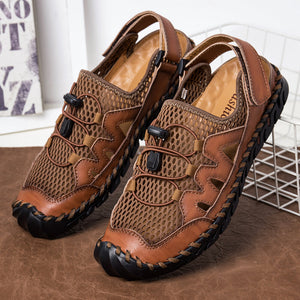 draussenfeet handgefertigte lederschuhe sandalen hausschuhe 31279 braun
