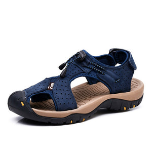 draussenfeet handgefertigte lederschuhe sandalen hausschuhe 31333 blau