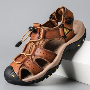 draussenfeet handgefertigte lederschuhe sandalen hausschuhe 31362 hellbraun