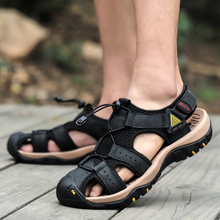 Lade das Bild in den Galerie-Viewer, draussenfeet handgefertigte lederschuhe sandalen hausschuhe 31362 schwarz

