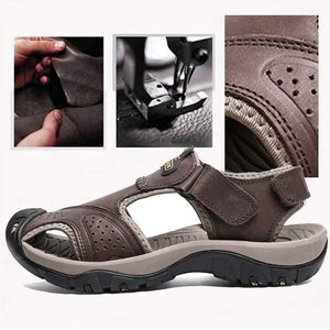 draussenfeet handgefertigte lederschuhe sandalen hausschuhe 31406 dunkelbraun