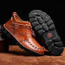 Lade das Bild in den Galerie-Viewer, draussenfeet handgemachte lederschuhe stiefel 136924 braun
