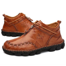 Lade das Bild in den Galerie-Viewer, draussenfeet handgemachte lederschuhe stiefel 136924 braun
