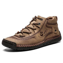 Lade das Bild in den Galerie-Viewer, draussenfeet handgemachte lederschuhe stiefel 137500 dunkels khaki
