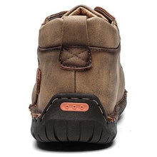 Lade das Bild in den Galerie-Viewer, draussenfeet handgemachte lederschuhe stiefel 137500 dunkels khaki
