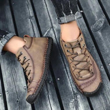 Lade das Bild in den Galerie-Viewer, draussenfeet handgemachte lederschuhe stiefel 137500 dunkels khaki
