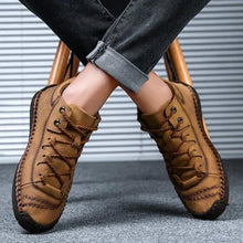 Lade das Bild in den Galerie-Viewer, draussenfeet handgemachte lederschuhe stiefel 137500 goldbraun
