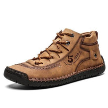 Lade das Bild in den Galerie-Viewer, draussenfeet handgemachte lederschuhe stiefel 137500 goldbraun
