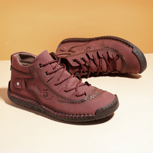 Lade das Bild in den Galerie-Viewer, draussenfeet handgemachte lederschuhe stiefel 137500 rot
