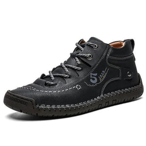 draussenfeet handgemachte lederschuhe stiefel 137500 schwarz