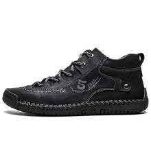 Lade das Bild in den Galerie-Viewer, draussenfeet handgemachte lederschuhe stiefel 137500 schwarz
