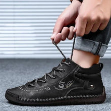 Lade das Bild in den Galerie-Viewer, draussenfeet handgemachte lederschuhe stiefel 137500 schwarz
