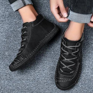 draussenfeet handgemachte lederschuhe stiefel 137500 schwarz