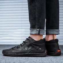 Lade das Bild in den Galerie-Viewer, draussenfeet handgemachte lederschuhe stiefel 137500 schwarz

