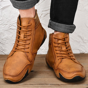 draussenfeet handgemachte lederschuhe stiefel 31155 braun