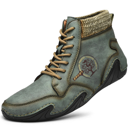 draussenfeet handgemachte lederschuhe stiefel 31155 grun